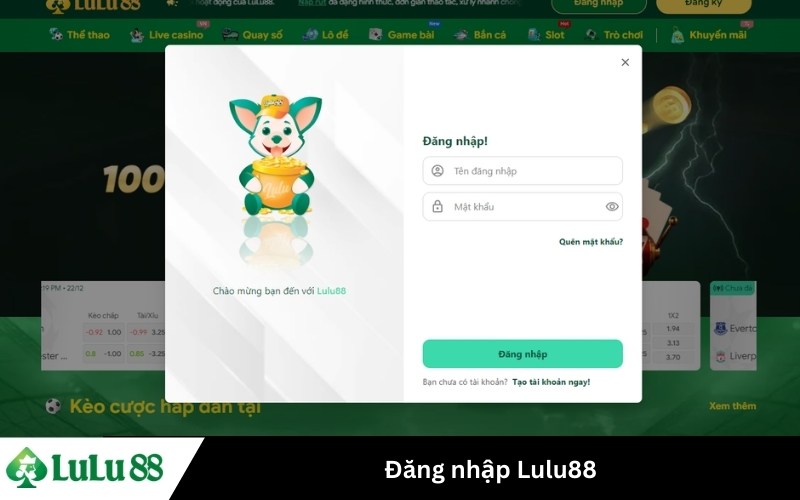 Đăng nhập Lulu88