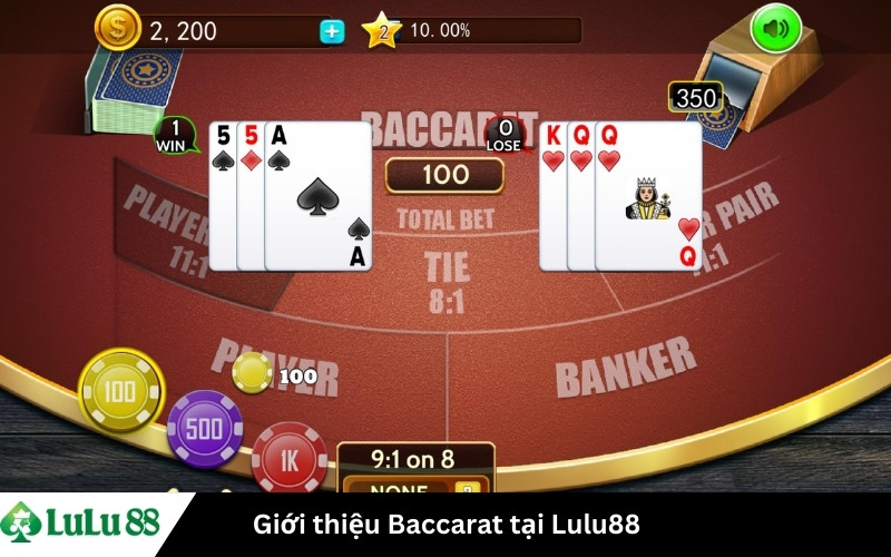 Giới thiệu Baccarat tại Lulu88