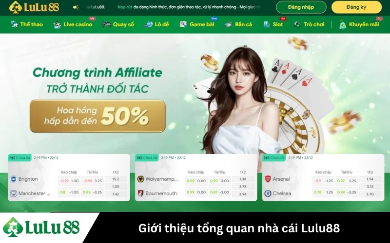 Giới thiệu tổng quan nhà cái Lulu88